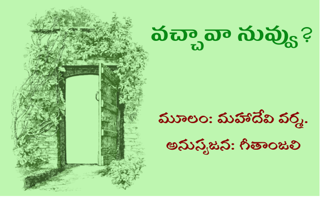 వచ్చావా నువ్వు?