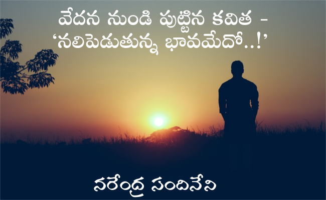 వేదన నుండి పుట్టిన కవిత – ‘నలిపెడుతున్న భావమేదో..!’