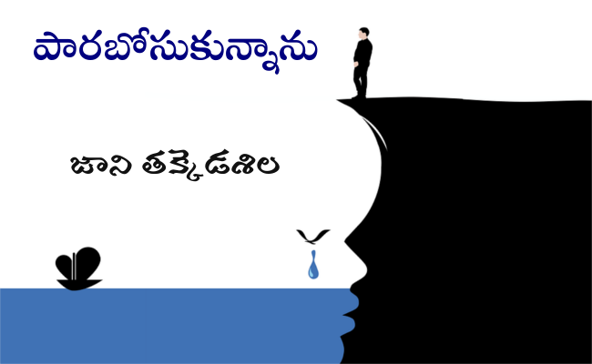 పారబోసుకున్నాను